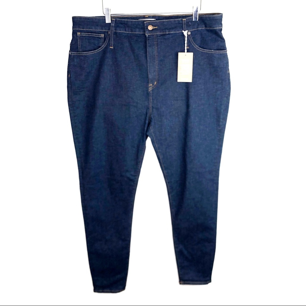 Madewell Curvy High Rise Skinny Jeans Lucille Dark - Picture 2 of 7